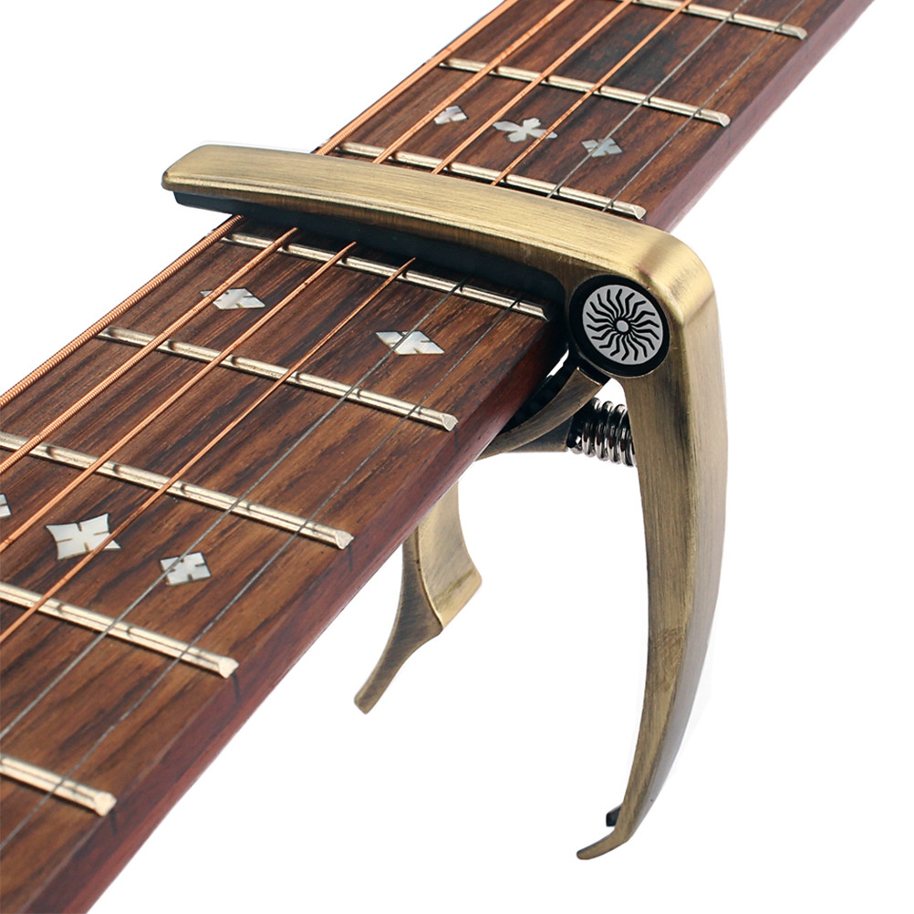 Guitar Capo Clip - Guitar Capo Clip-on Tuner Gun-Black Professional