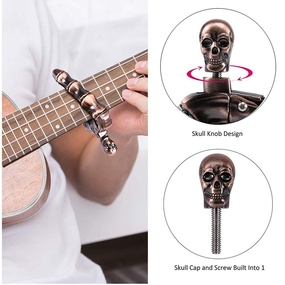 Guitar Capo Skull Capo for Aco - đánh giá và giá Guitar Capo Clip
