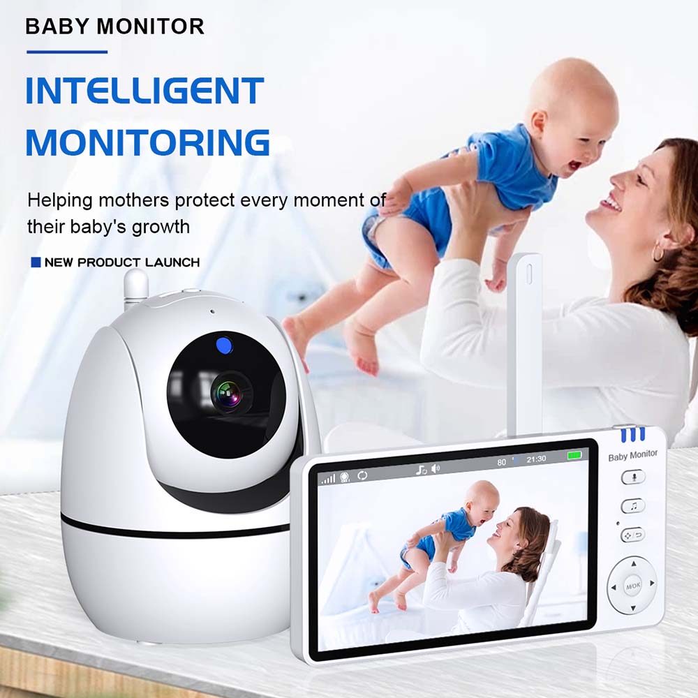 5 Inch Video Baby Monitor Indo - đánh giá và giá Audio Music Kids