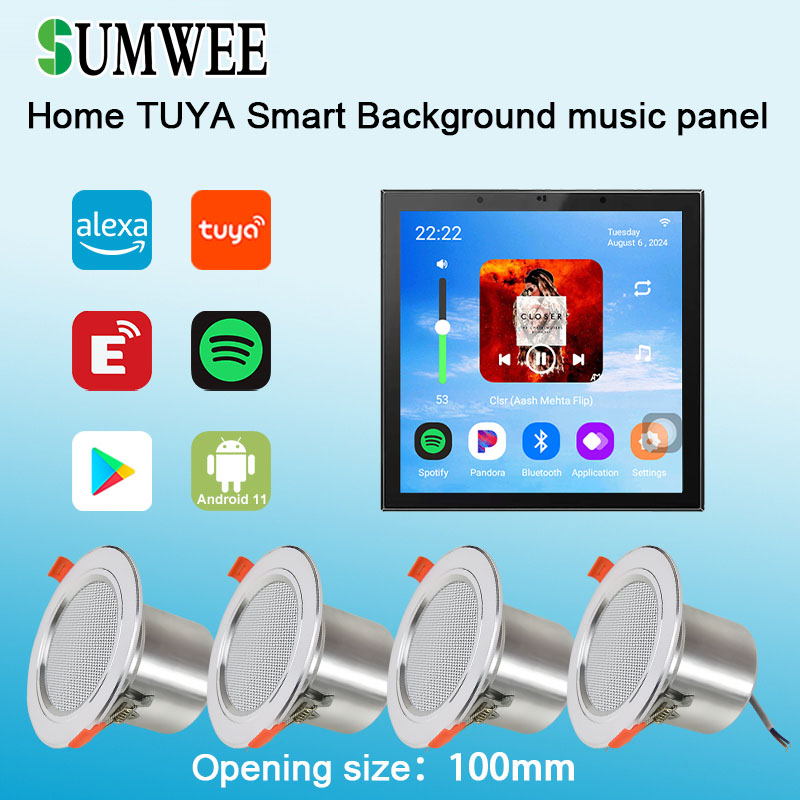 4 Inch Android 11 Tuya Smart H - đánh giá và giá Audio Music For Background