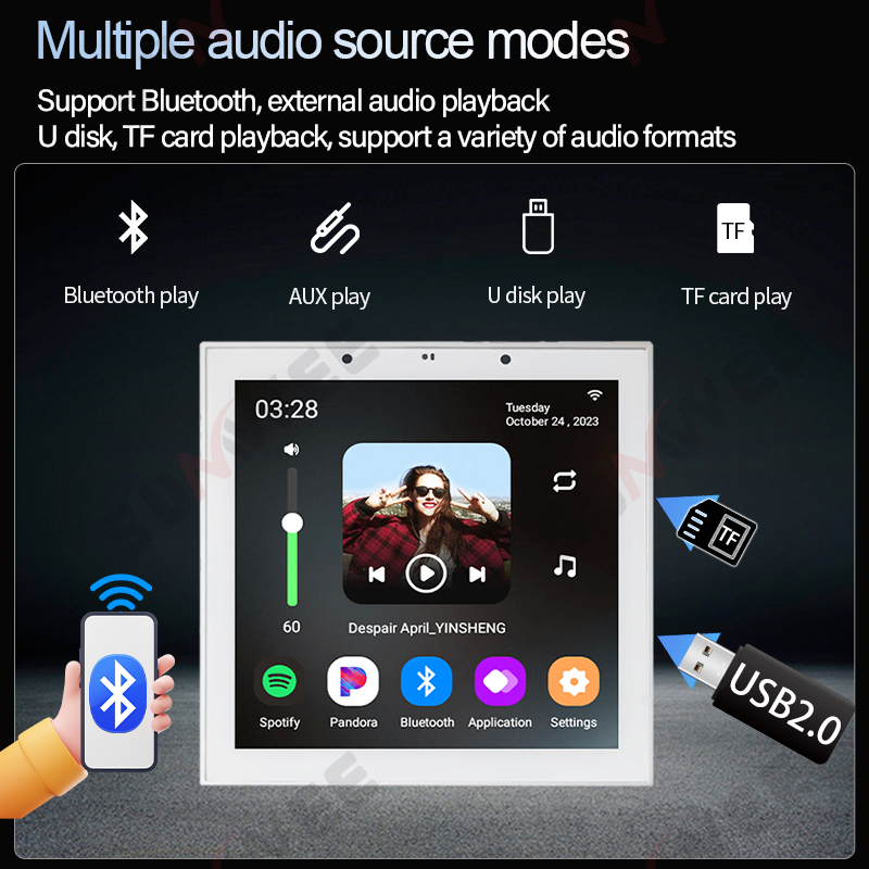 4 Inch Android 11 Tuya Smart H - đánh giá và giá Audio Music For Background