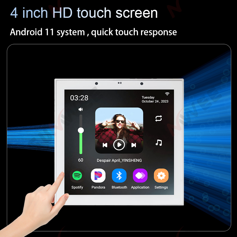 4 Inch Android 11 Tuya Smart H - đánh giá và giá Audio Music For Background