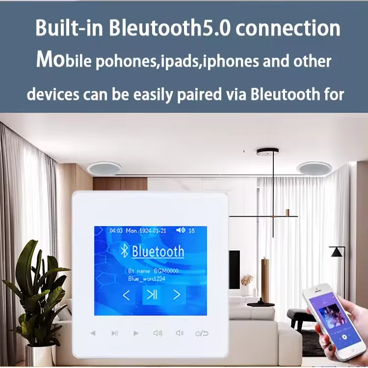 Home Bluetooth Wall Amplifier  - đánh giá và giá Audio Music For Background