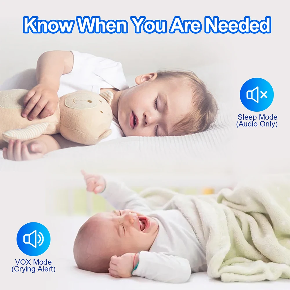 7.0'' Video Baby Monitor 720P  - đánh giá và giá Audio Music Kids