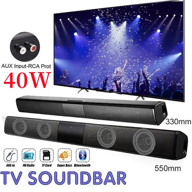 40W Wireless Bluetooth Soundba - đánh giá và giá Audio Music Visualizer Free