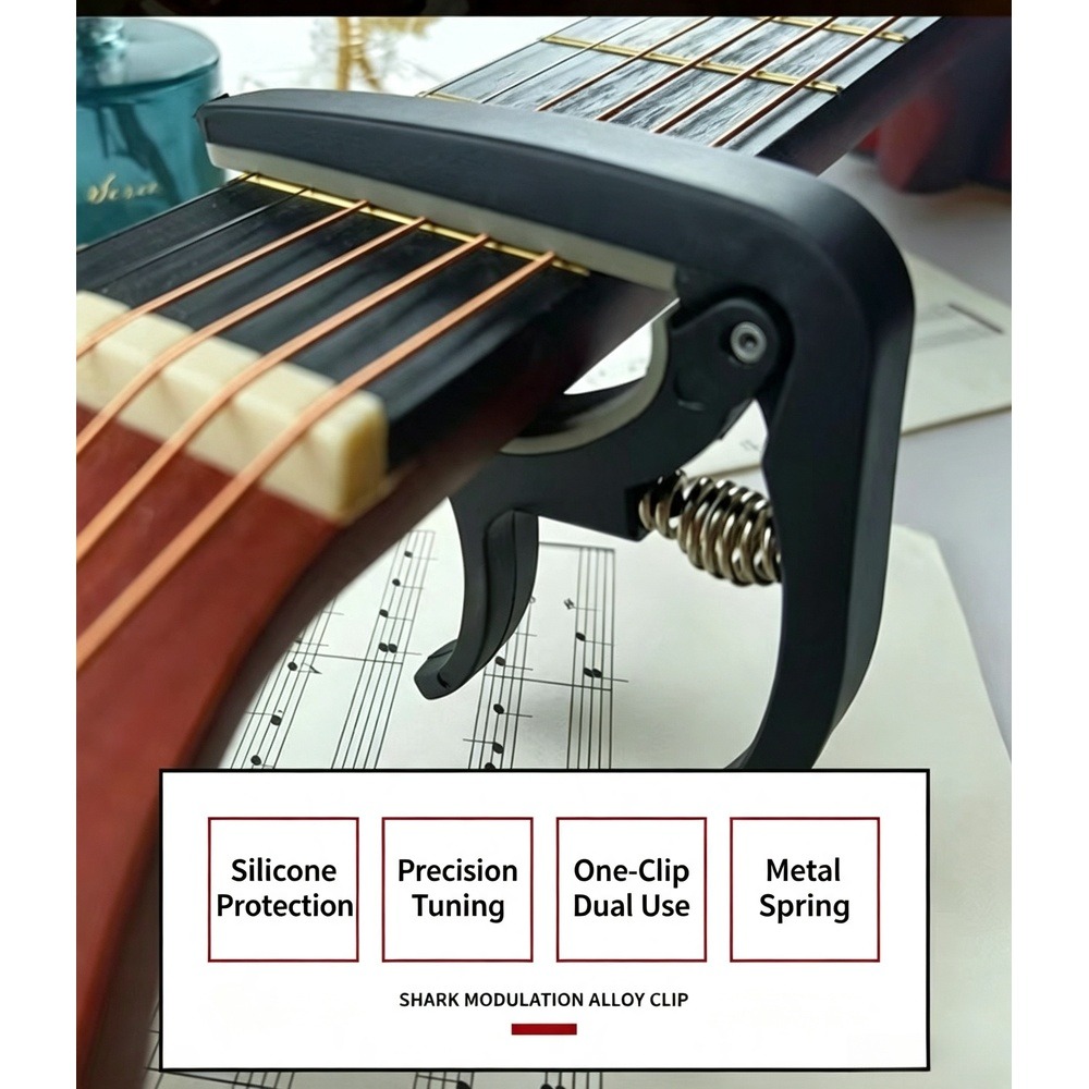 2 in 1 Guitar Capo with Bridge - đánh giá và giá Guitar Capo Clip