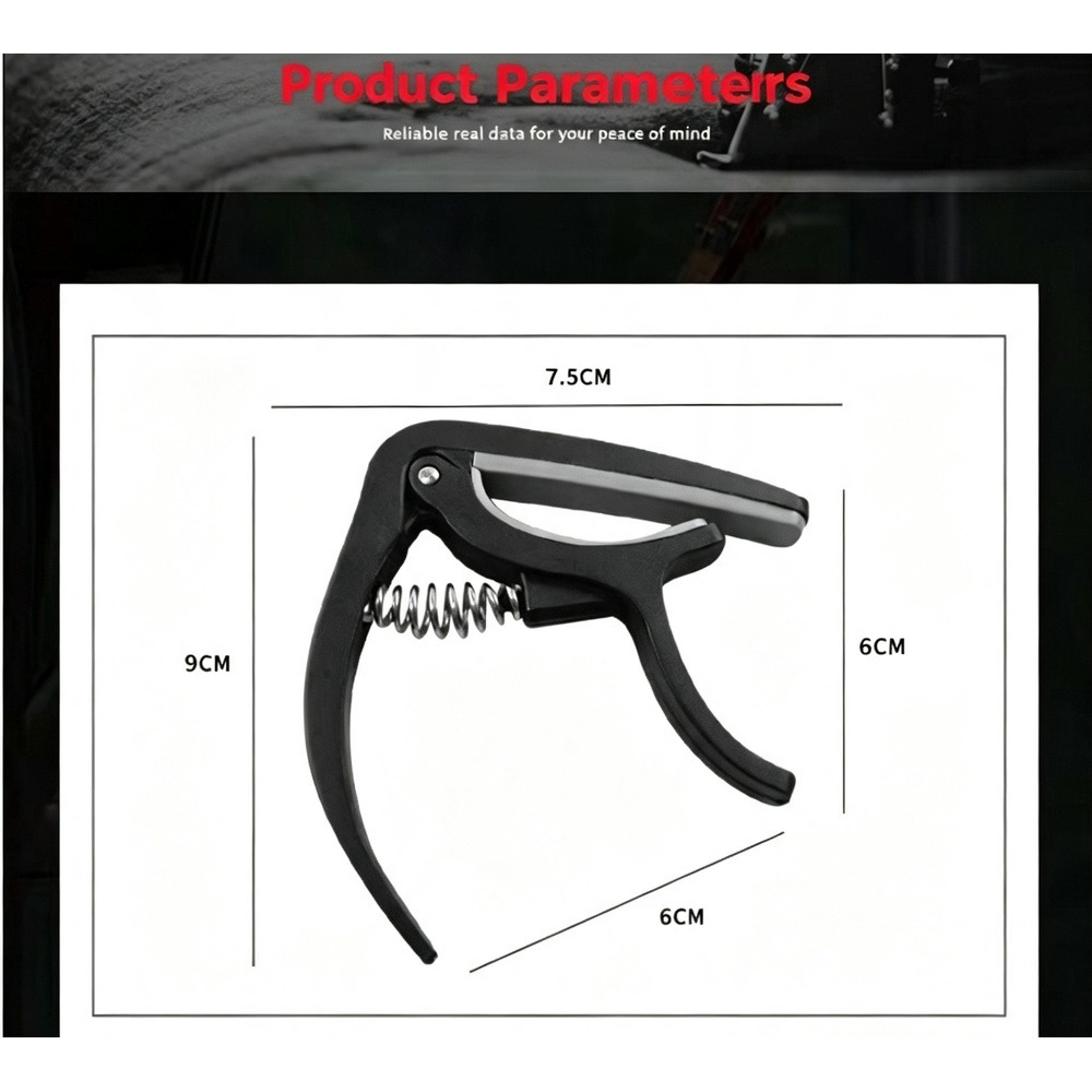 2 in 1 Guitar Capo with Bridge - đánh giá và giá Guitar Capo Clip