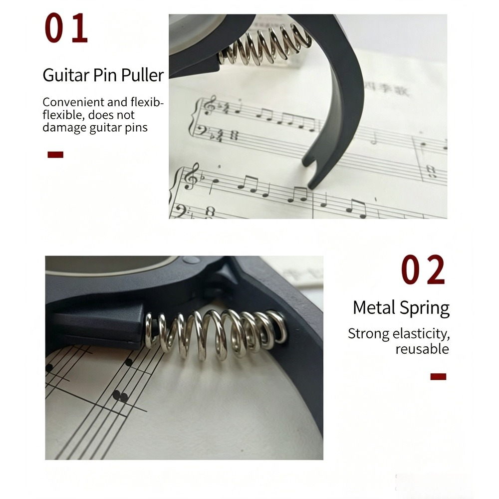 2 in 1 Guitar Capo with Bridge - đánh giá và giá Guitar Capo Clip