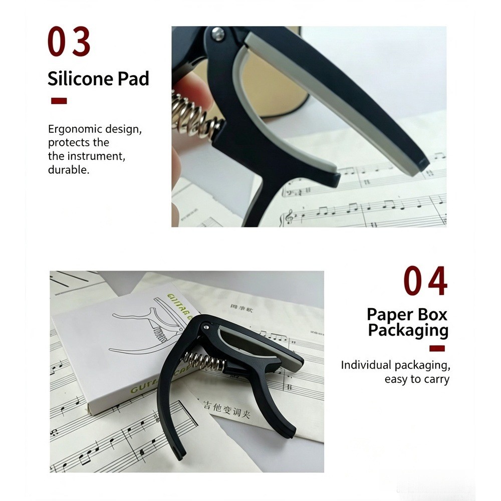 2 in 1 Guitar Capo with Bridge - đánh giá và giá Guitar Capo Clip