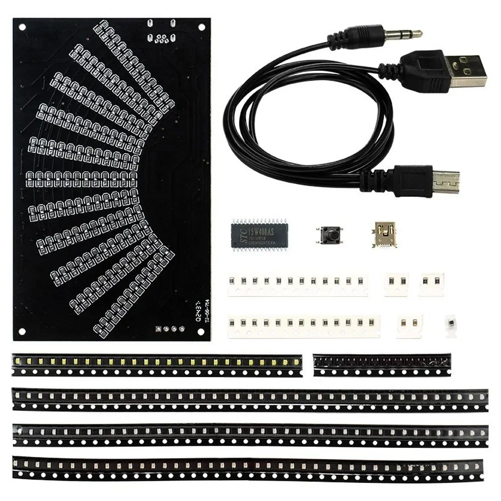 DIY LED Music Spectrum Display - đánh giá và giá Audio Music Visualizer Free