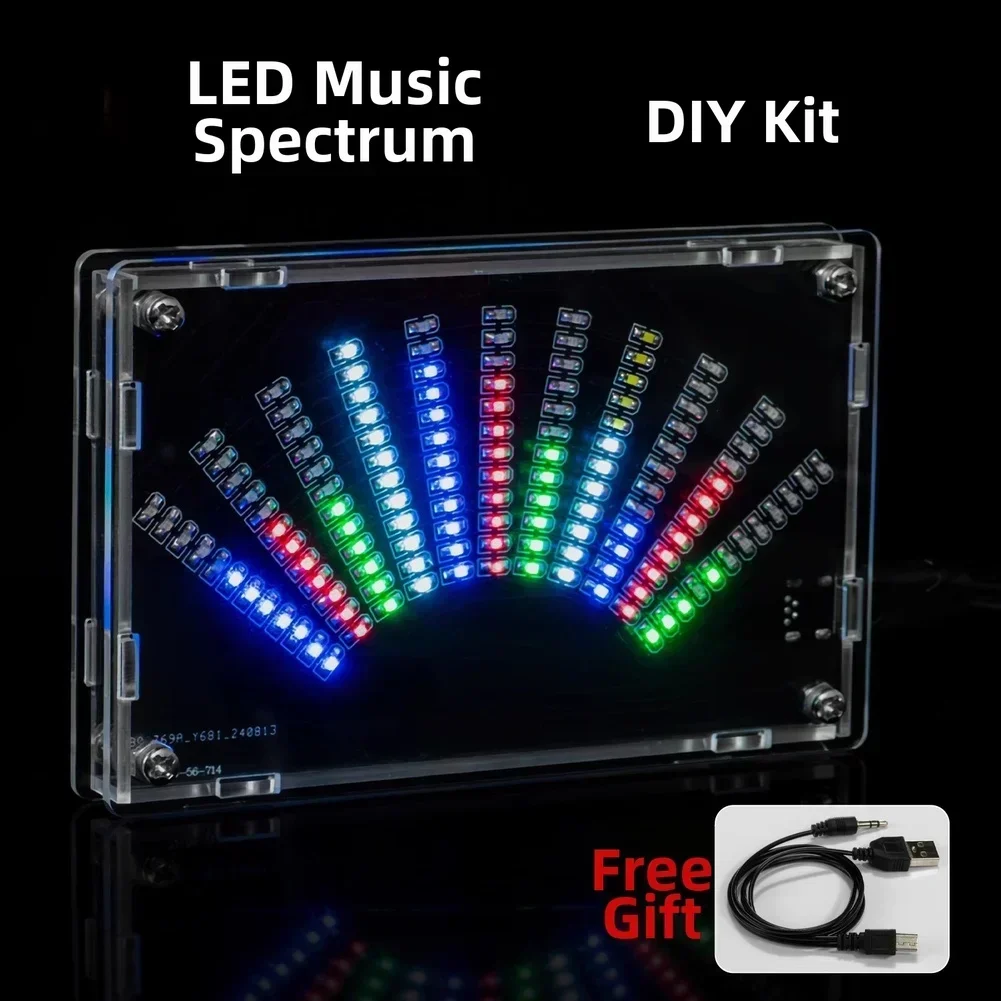 DIY LED Music Spectrum Display - đánh giá và giá Audio Music Visualizer Free