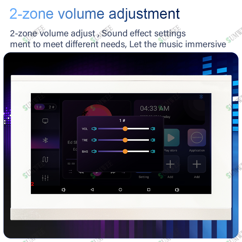 7 Inch Touch Screen 2 Zone Sma - đánh giá và giá Audio Music For Background