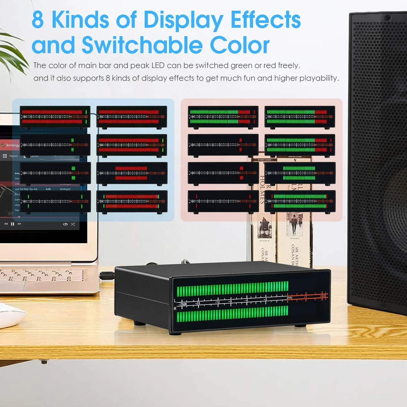 Douk Âm Thanh Dual Channel LED - đánh giá và giá Audio Music Visualizer Free