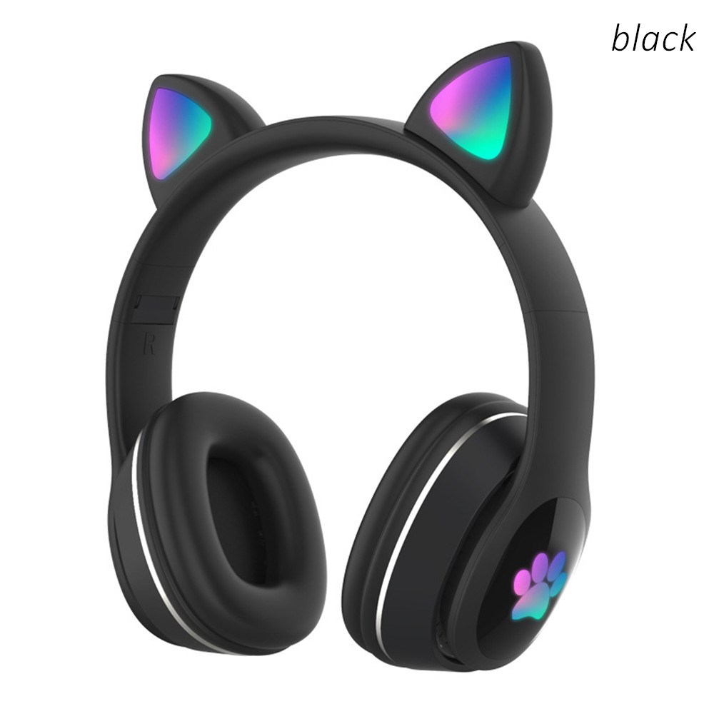 Cute Cat LED Wireless Headphon - đánh giá và giá Audio Music Kids