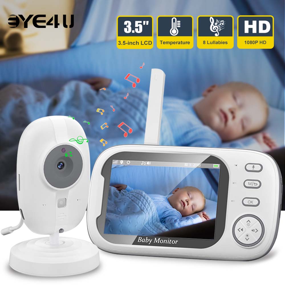 3.5'' Video Baby Monitor 2.4G  - đánh giá và giá Audio Music Kids