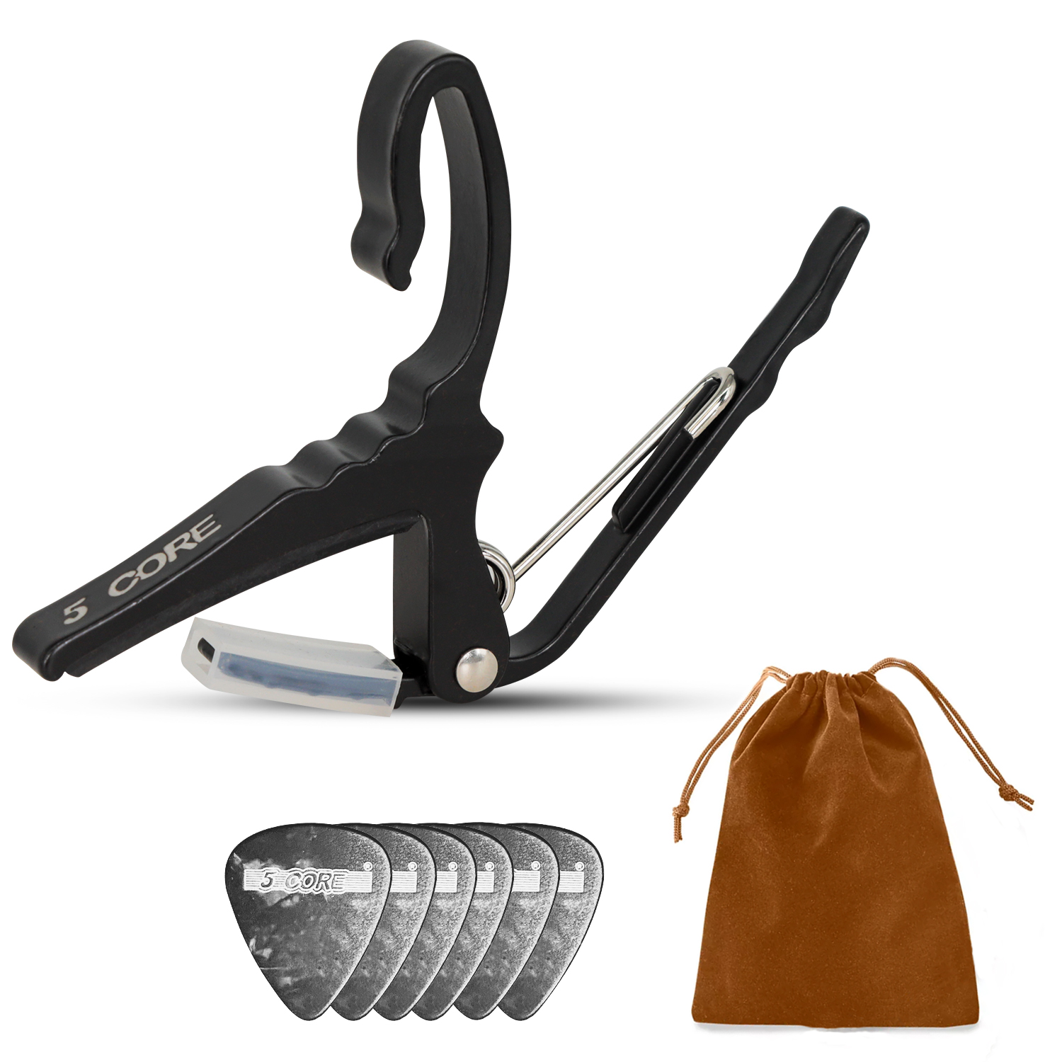 5 Core Guitar Capo Quick Chang - đánh giá và giá Guitar Capo Clip