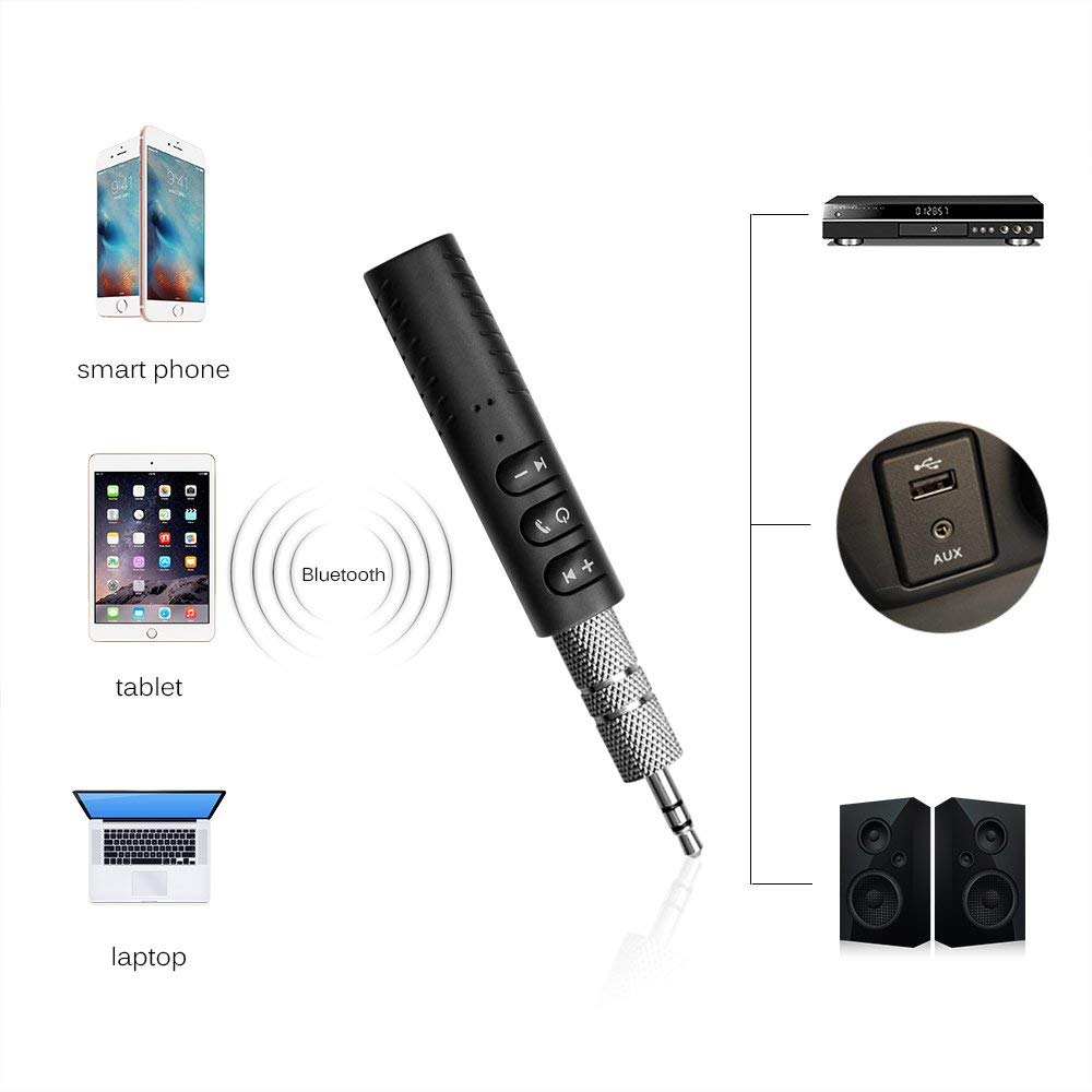 3.5mm Jack Wireless Bluetooth  - đánh giá và giá Audio Music To Mp3