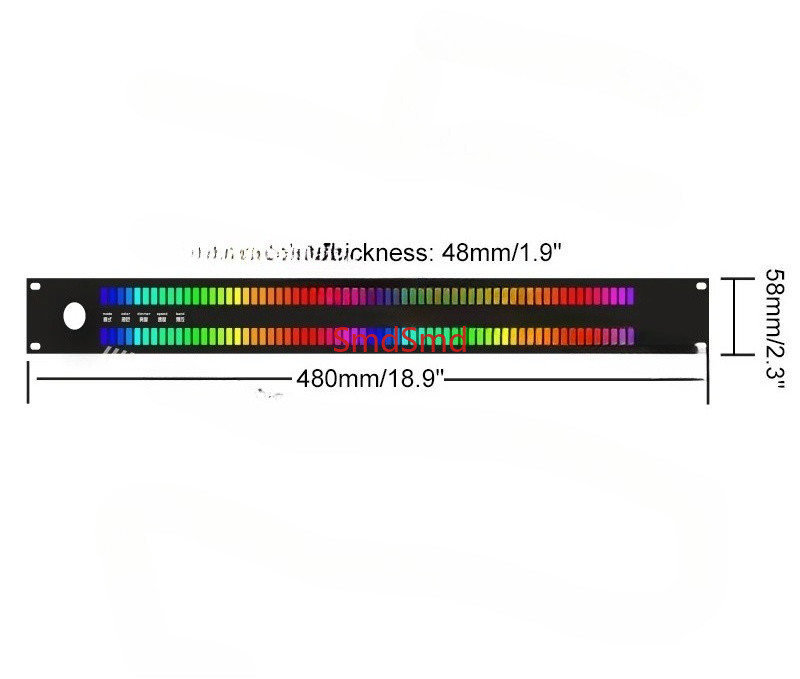128-Light LED Music Spectrum D - đánh giá và giá Audio Music Visualizer Free